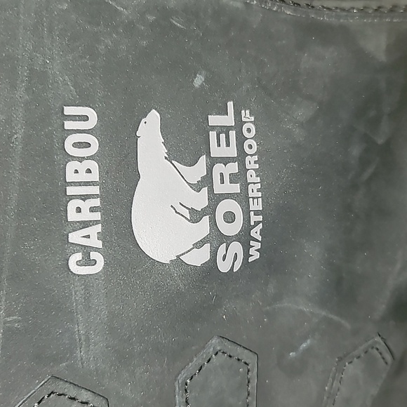 SOREL MENS CARIBOU SNOW BOOT  BLACK 9 - Picture 9 of 11